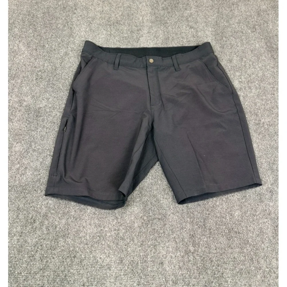 BYLT Shorts Mens Black Kinetic‎ Golf Performance Chino Casual Preppy Size 36